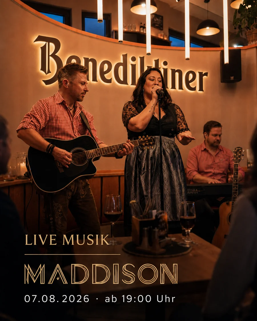 Live music with Maddison at the Benediktiner Wirtshaus